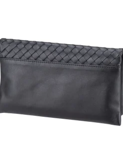 abro Damen Clutch - Piuma in schwarz