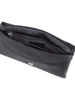 abro Damen Clutch - Piuma in schwarz