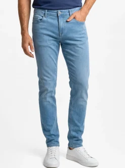 Alberto Herren Jeans - Pipe in bleached - Länge: lang