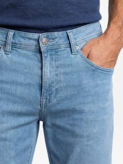 Alberto Herren Jeans - Pipe in bleached - Länge: lang