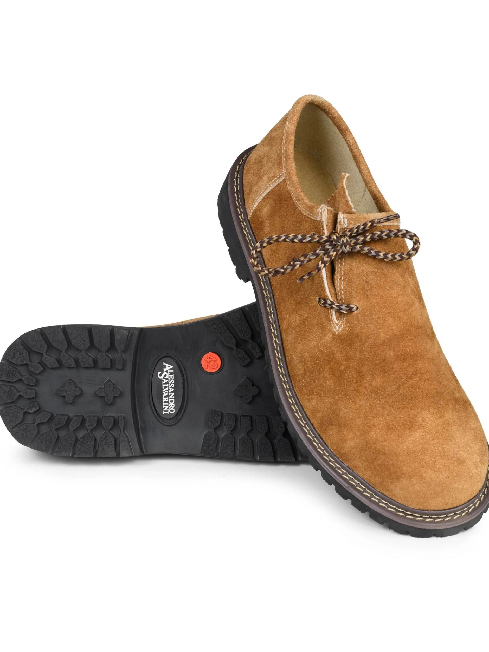 Alessandro Salvarini Erwachsene Haferlschuhe - ASBertl in braun