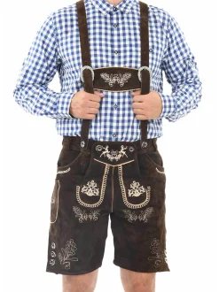 Alessandro Salvarini Erwachsene Trachtenhose - ASFerdl in braun