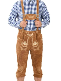 Alessandro Salvarini Herren Trachtenhose - ASGustl in braun