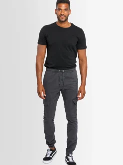 Alessandro Salvarini Herren Cargohose - ASComfi in anthrazit
