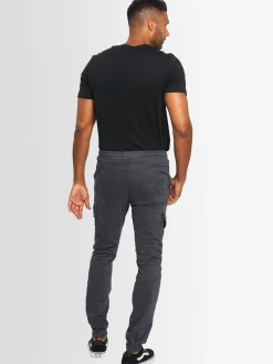 Alessandro Salvarini Herren Cargohose - ASComfi in anthrazit