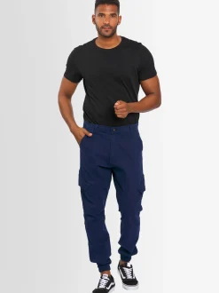 Alessandro Salvarini Herren Cargohose - ASEriia in blau