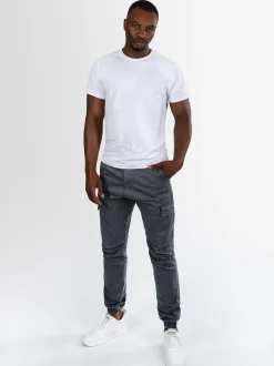 Alessandro Salvarini Herren Cargohose - ASGiacomi in grau