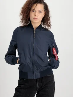 Alpha Industries Damen Bomberjacke in blau