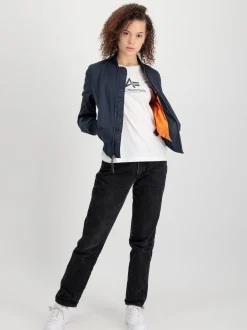 Alpha Industries Damen Bomberjacke in blau