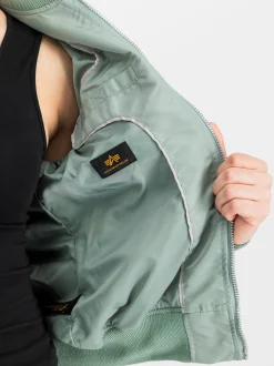 Alpha Industries Damen Bomberjacke in mint