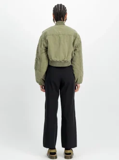 Alpha Industries Damen Bomberjacke in oliv