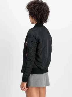 Alpha Industries Damen Bomberjacke in schwarz