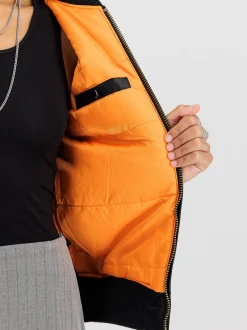 Alpha Industries Damen Bomberjacke in schwarz