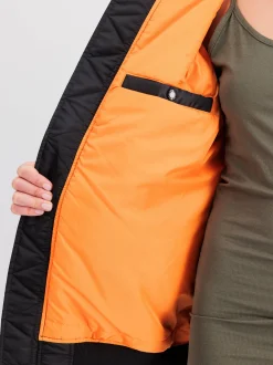 Alpha Industries Damen Bomberjacke in schwarz orange