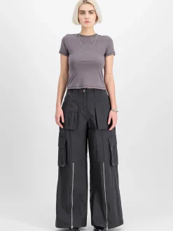 Alpha Industries Damen Hose in grau