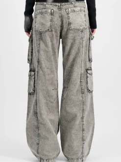 Alpha Industries Damen Hose in grau