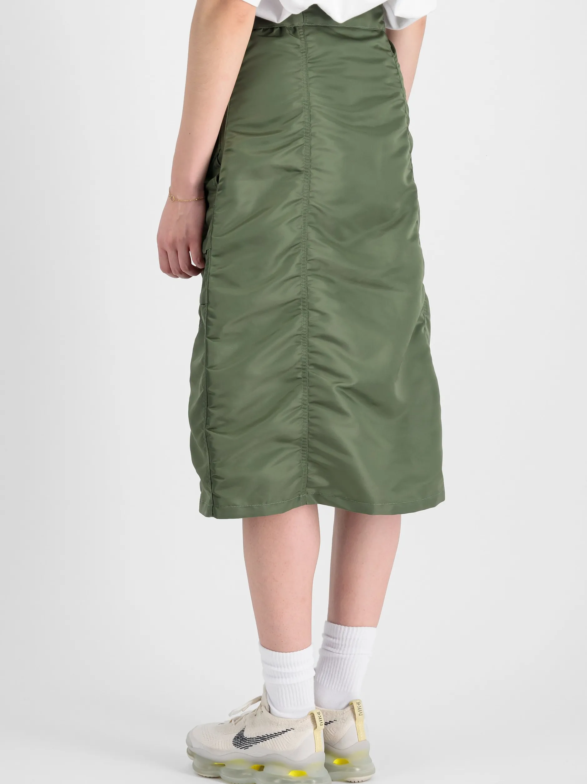 Alpha Industries Damen Rock in grün