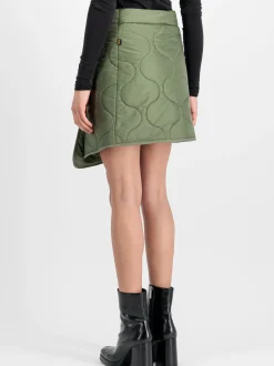 Alpha Industries Damen Rock in grün