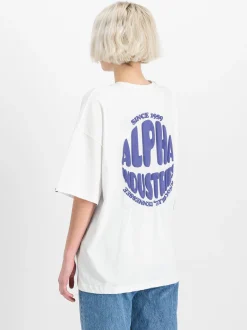 Alpha Industries Damen T-Shirt in weiß
