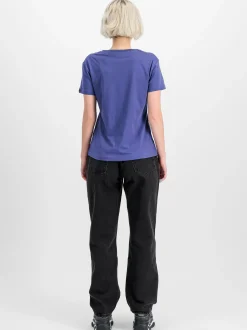Alpha Industries Damen T-Shirt in lila
