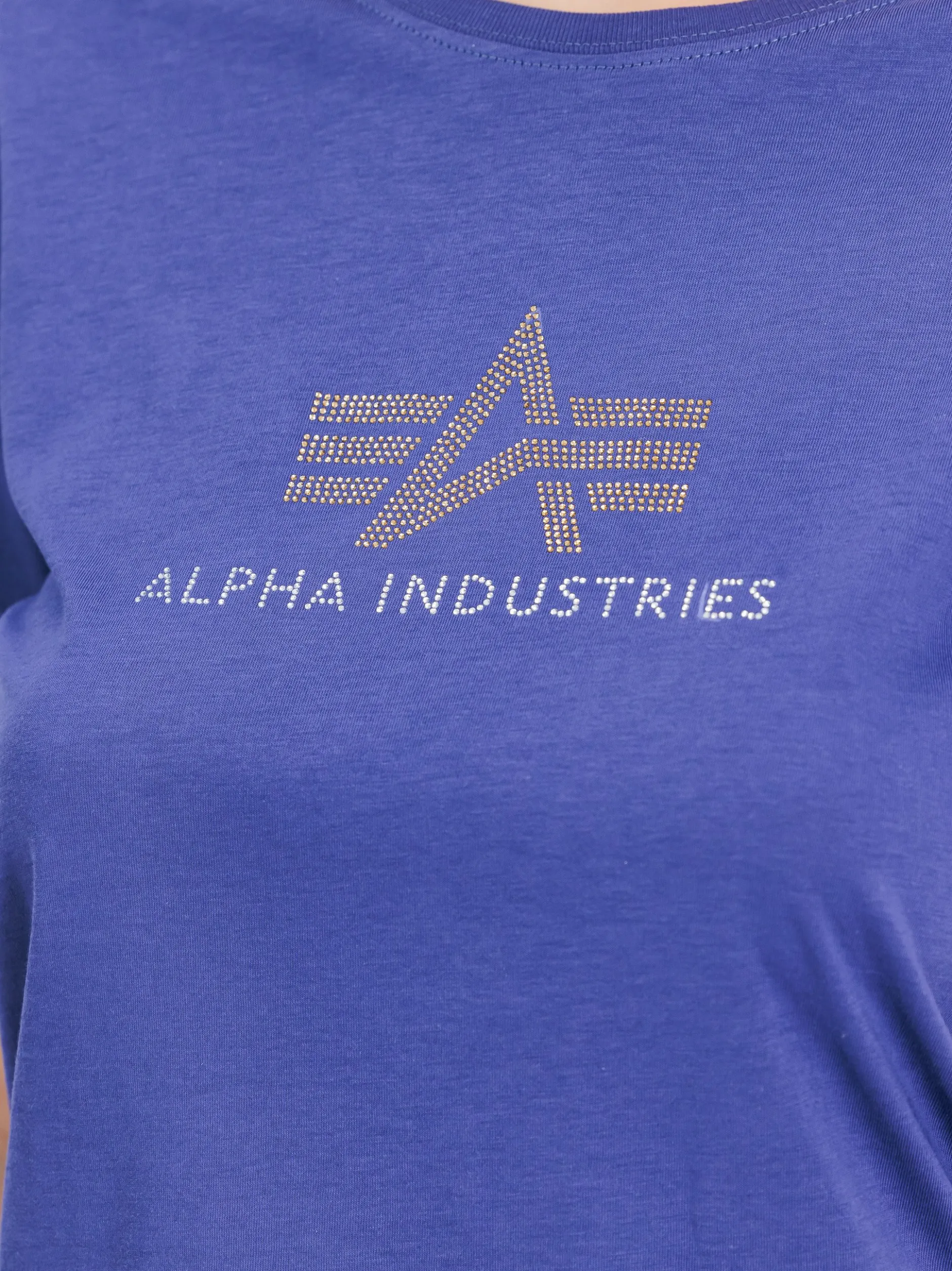 Alpha Industries Damen T-Shirt in lila