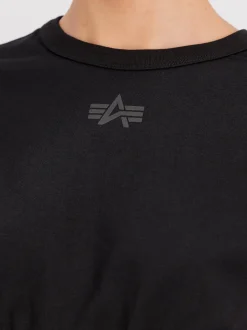 Alpha Industries Damen T-Shirt in schwarz