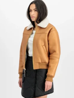Alpha Industries Damen Winterjacke in beige
