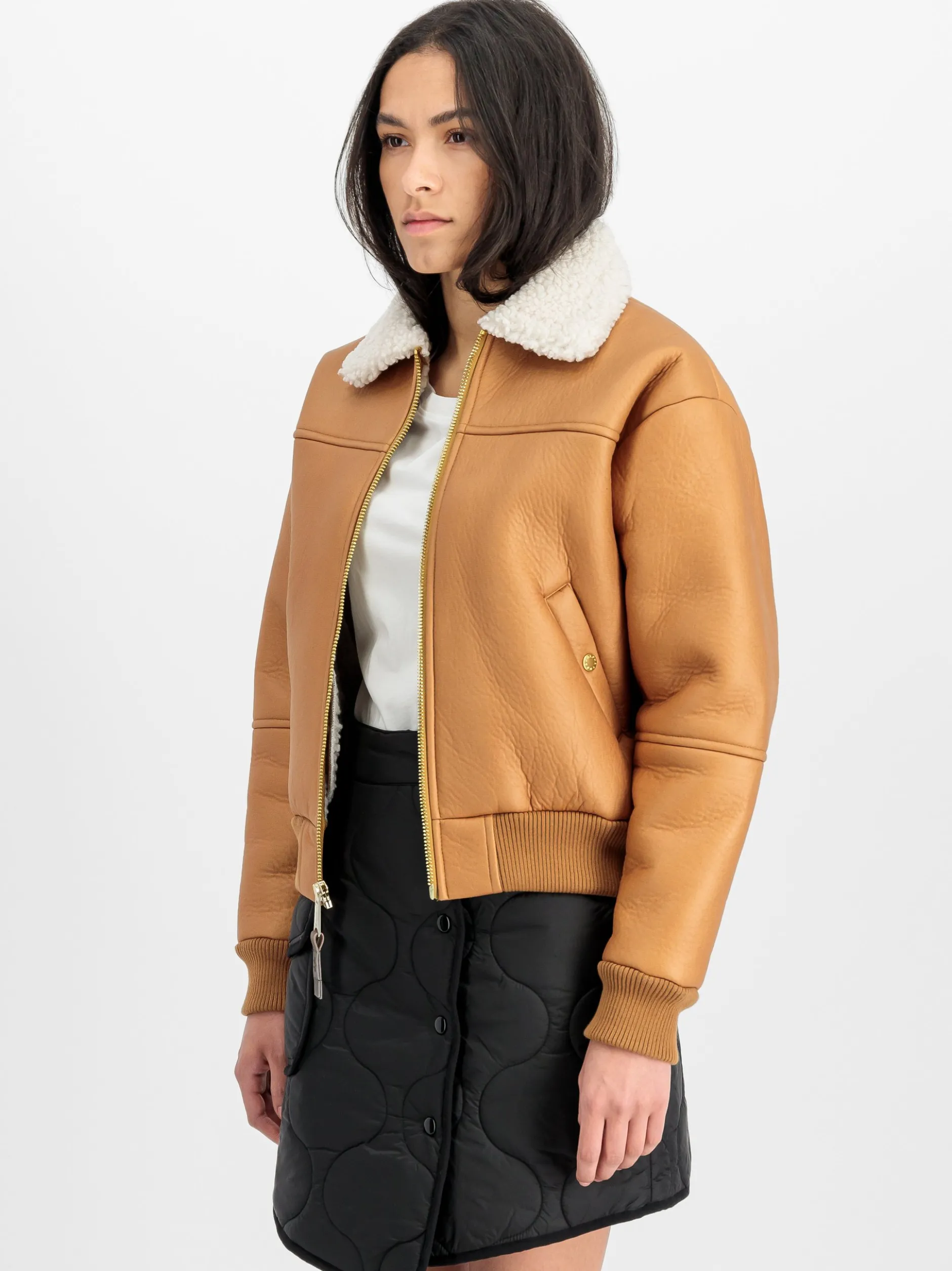 Alpha Industries Damen Winterjacke in beige