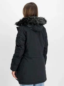 Alpha Industries Damen Winterjacke in schwarz