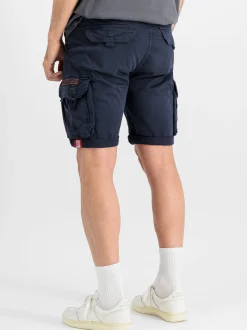 Alpha Industries Herren Cargo-Shorts in marine