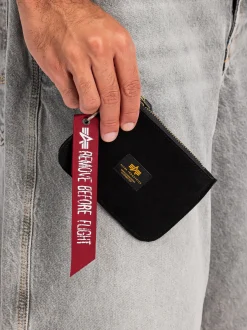 Alpha Industries Herren Geldbörse in schwarz