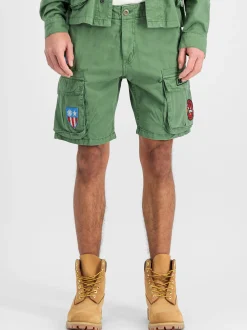 Alpha Industries Herren Kurze Hose in grau