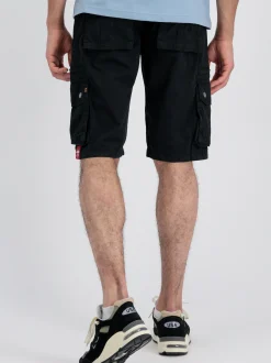 Alpha Industries Herren Kurze Hose in schwarz