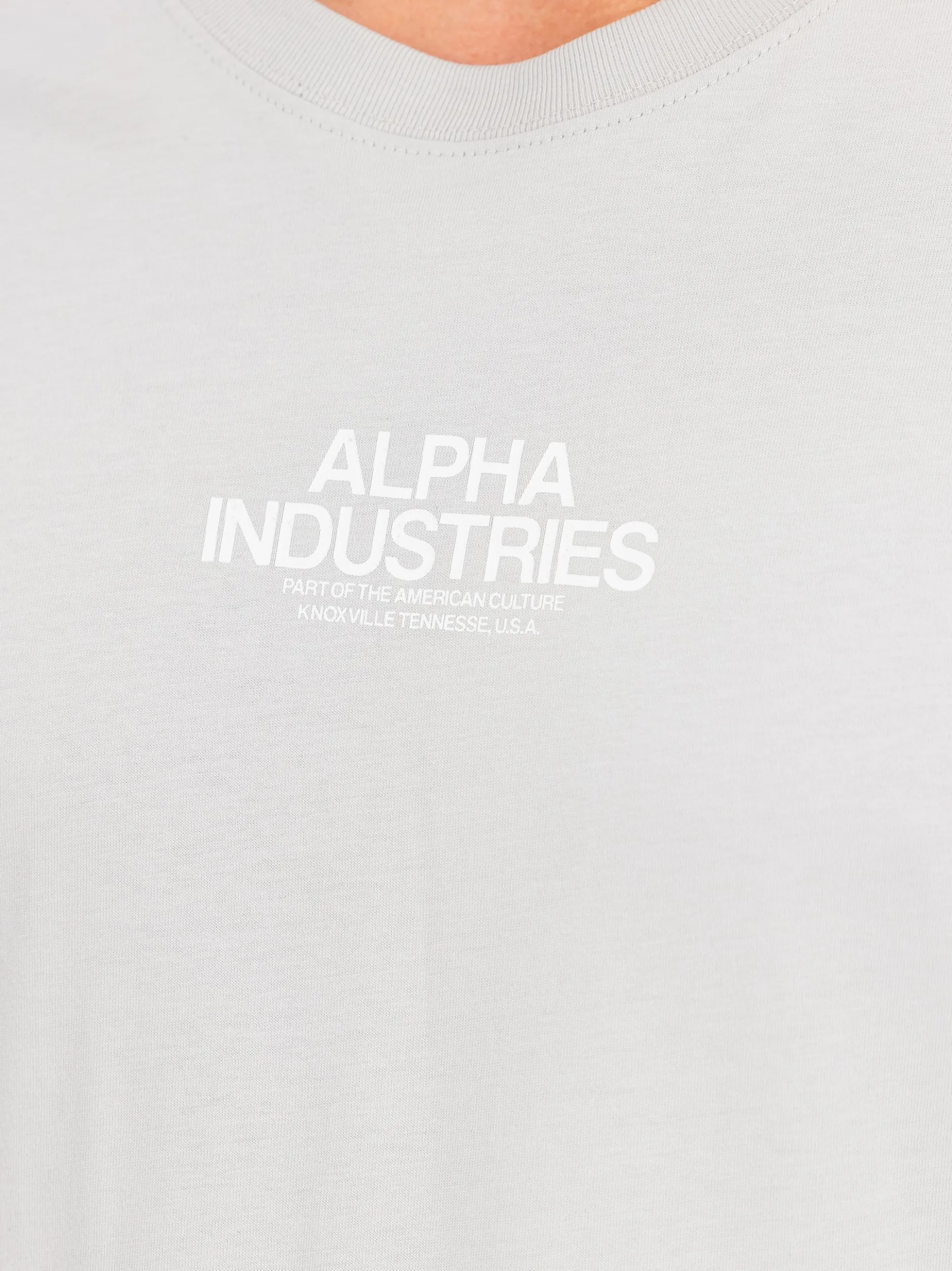 Alpha Industries Herren T-Shirt in hellgrau