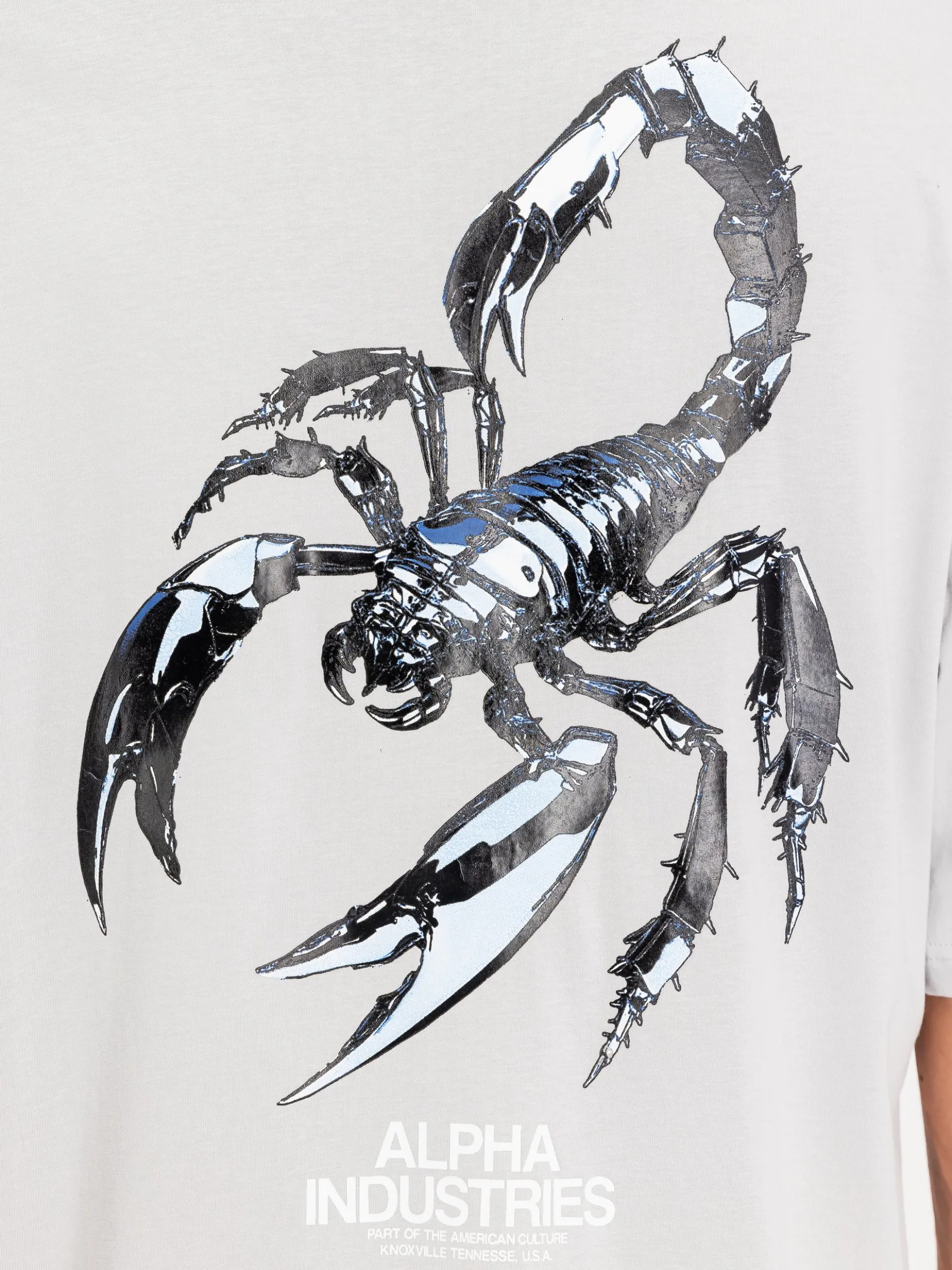 Alpha Industries Herren T-Shirt in hellgrau