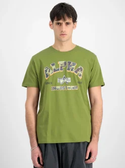 Alpha Industries Herren T-Shirt in grün