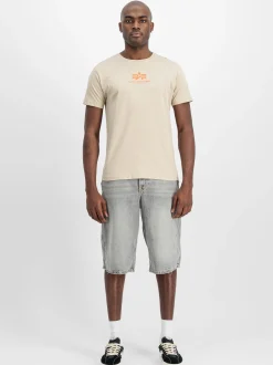 Alpha Industries Herren T-Shirt in beige