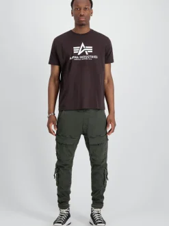 Alpha Industries Herren T-Shirt in braun