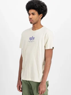 Alpha Industries Herren T-Shirt in ecru