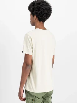 Alpha Industries Herren T-Shirt in ecru