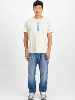 Alpha Industries Herren T-Shirt in ecru
