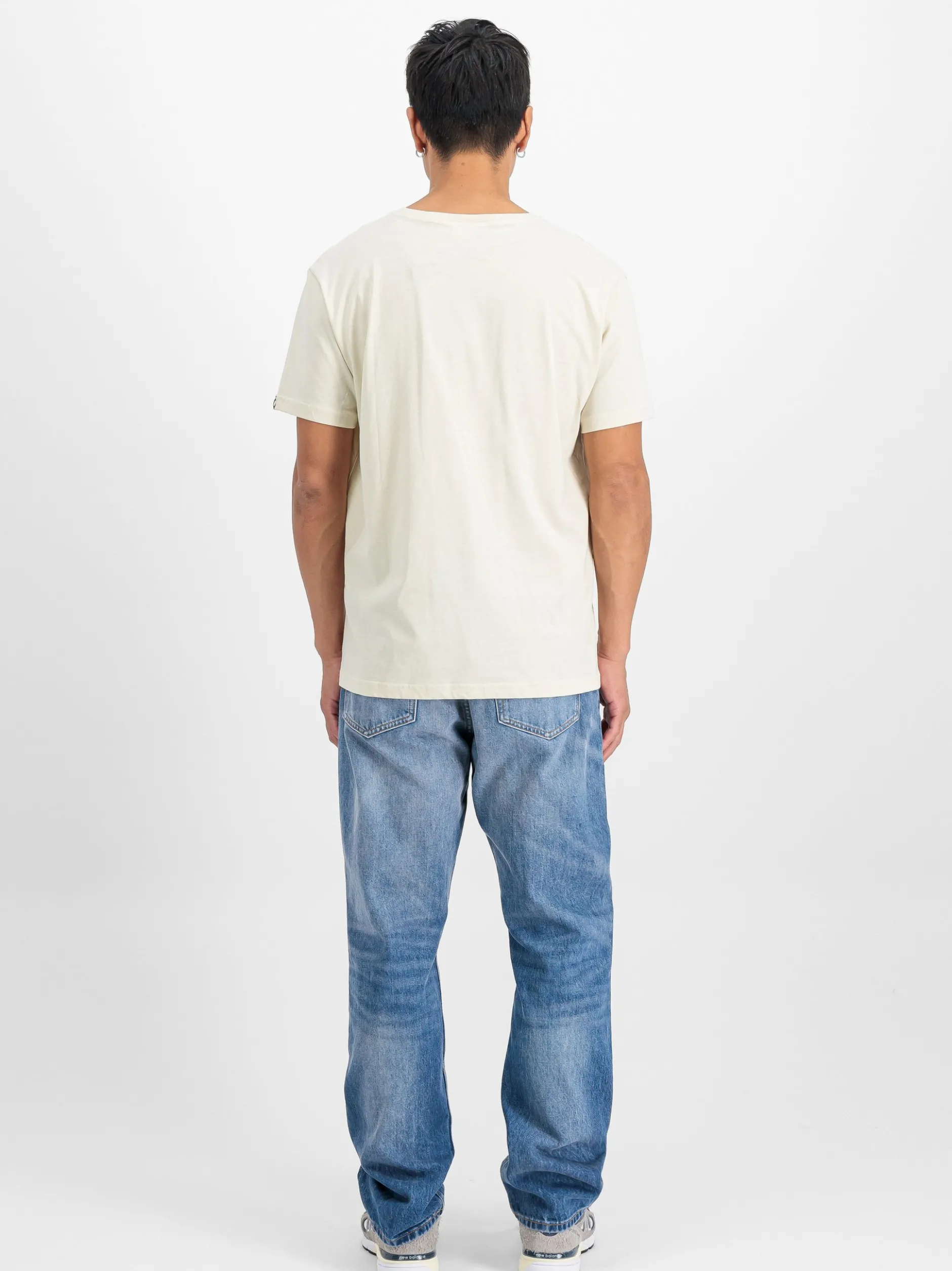 Alpha Industries Herren T-Shirt in ecru