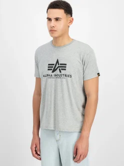 Alpha Industries Herren T-Shirt in grau