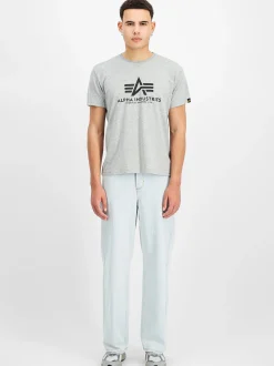 Alpha Industries Herren T-Shirt in grau