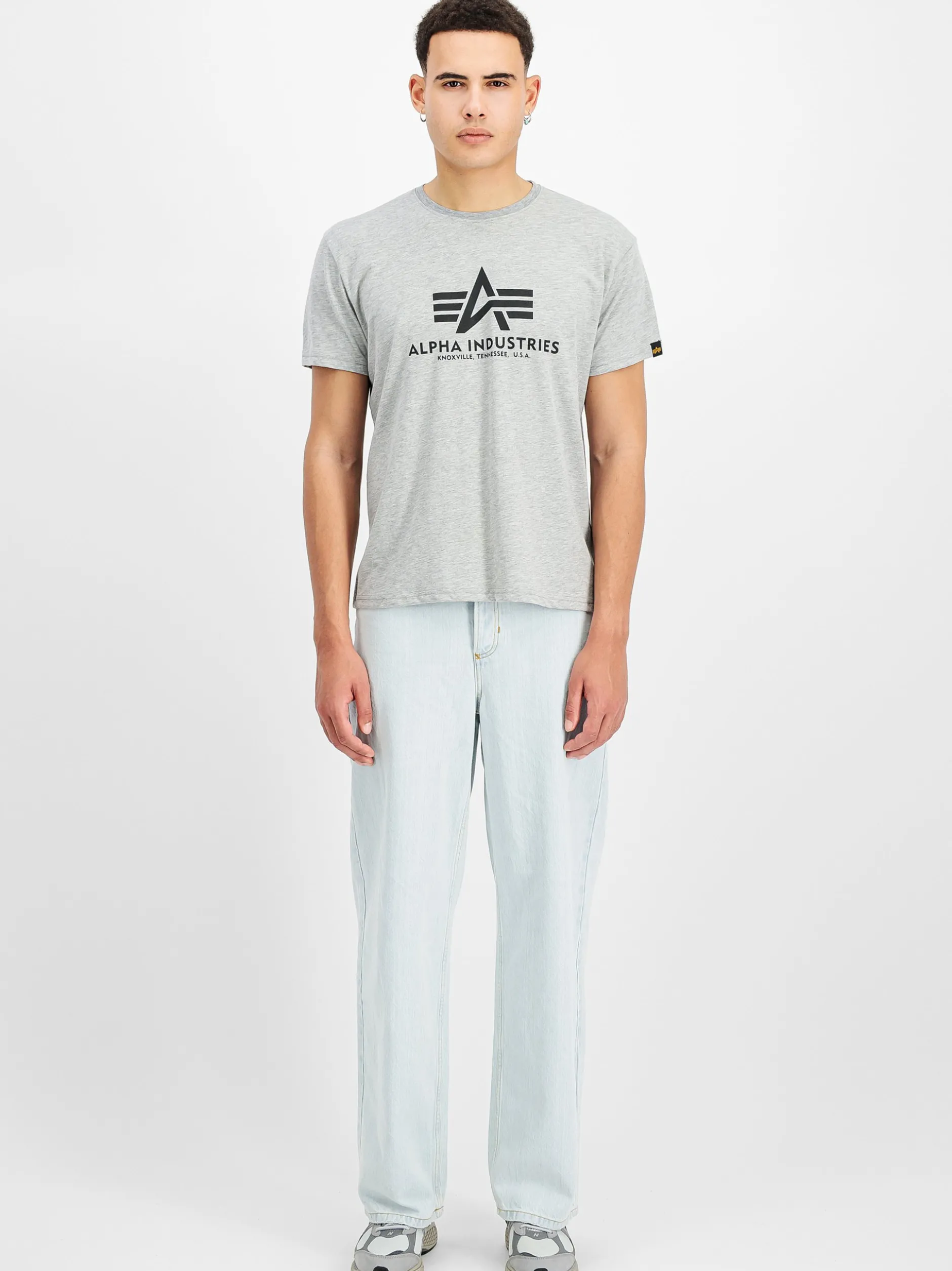 Alpha Industries Herren T-Shirt in grau