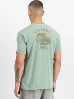 Alpha Industries Herren T-Shirt in grün