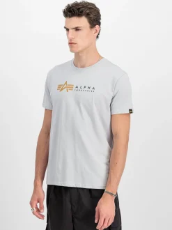 Alpha Industries Herren T-Shirt in hellblau