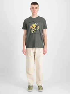 Alpha Industries Herren T-Shirt in oliv