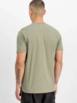Alpha Industries Herren T-Shirt in oliv