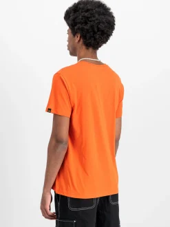 Alpha Industries Herren T-Shirt in orange